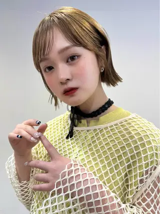 ショート カラー ダブルカラー🩰 CHIHIRO👒のヘアスタイル