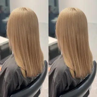 セミロング 🌟透明感カラー 🌟松岡勇輝のヘアスタイル