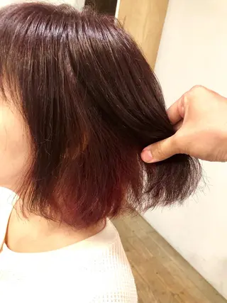 ミディアム 白髪ぼかし/メンズ パーマ/近野浩隆のヘアスタイル