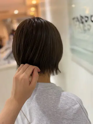 ショート カラー yui🥀/ボブ /ブリーチなしカラーのヘアスタイル