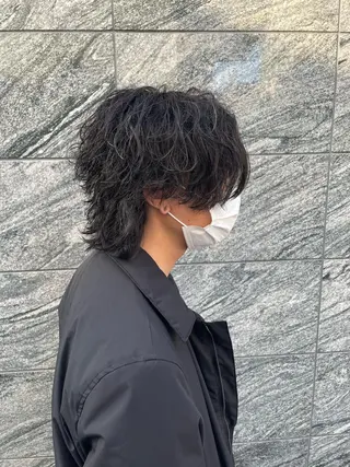 ショート カラー パーマ ヘアアレンジ メンズ ネイル マツエク・マツパ アイブロウ スパイキー/フェザー /波巻き/かいとのヘアスタイル