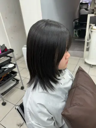 ミディアム ショートヘア / 星野菜月のヘアスタイル