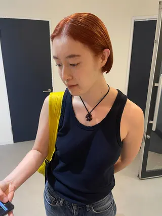 ショート oma　袮次金 鈴香のヘアスタイル