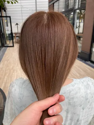 セミロング 沖 宜志のヘアスタイル