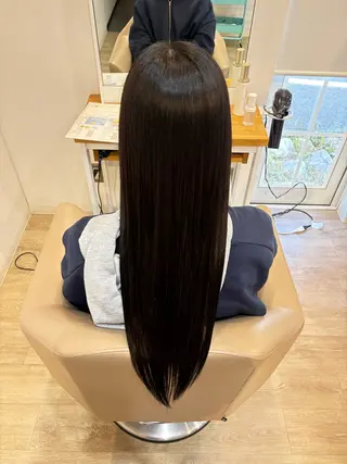 ロング カラー 加藤 七夕奈のヘアスタイル