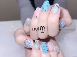 ネイル 葵うさぎ AIのネイルデザイン