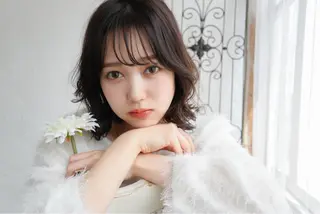 ミディアム カラー Rico OFFICIALのヘアスタイル