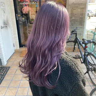 セミロング カラー ミモリ ユウタのヘアスタイル