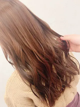 セミロング 青木 捺稀のヘアスタイル