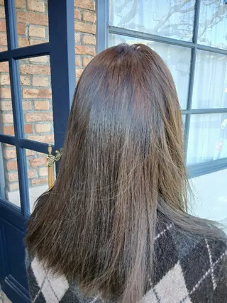 ミディアム Cocolo hair 中島店所属・✨髪質改善✨艶カラー 松本将之進のヘアスタイル