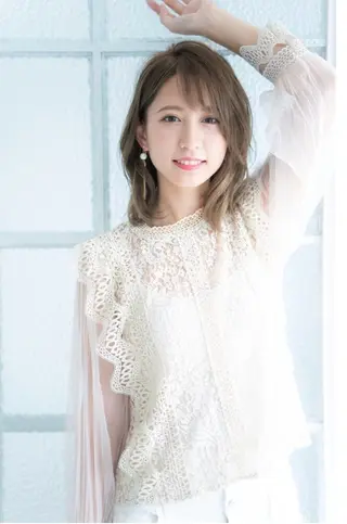 ミディアム 尾前 了守のヘアスタイル