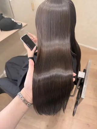 ロング 透明感カラーＷカラー 🫧/つばめのヘアスタイル