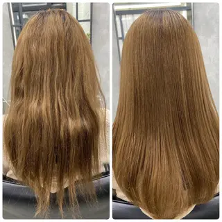 ロング カラー すぐ巻ける縮毛矯正 🍀勝倉　麗のヘアスタイル