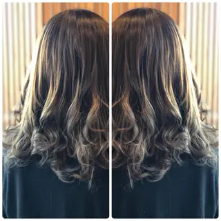 セミロング カラー 小山内 龍一郎 店長のヘアスタイル