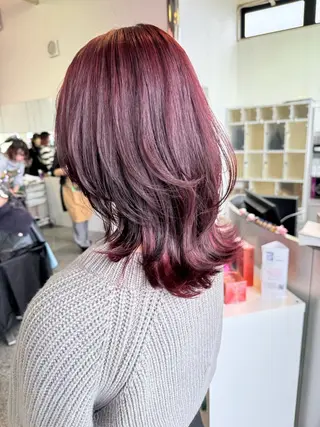 セミロング カラー 🫧ヒシダアキ taboo.i🫧のヘアスタイル