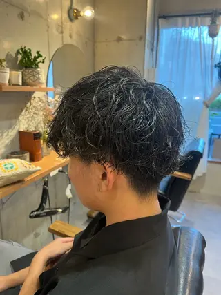 ショート パーマ メンズ 🌀メンズパーマ🌀 🐏丸山祐宇🐏のヘアスタイル