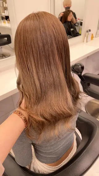 ロング 💖札幌カラー 指名No.1💖玲奈のヘアスタイル