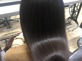 セミロング カラー 髪の病院  ルーミールームのヘアスタイル