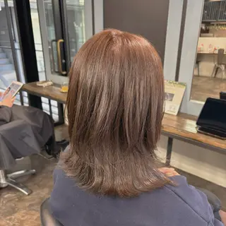 ミディアム 暖色カラー/髪質改善 🐮ユイカのヘアスタイル
