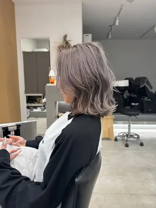 ミディアム カラー ショート/茅ヶ崎 タカハシ タクロウのヘアスタイル