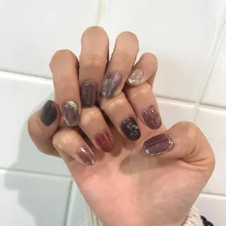ネイル 【淡色color/ nail】maikoのネイルデザイン