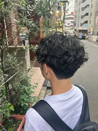パーマ メンズ 🦋Misaki🦋 メンズパーマ/着付けのヘアスタイル