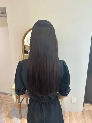 ロング サコ ミのヘアスタイル