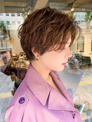 ショート ショート・ボブ ・ウルフ✂︎IMAIのヘアスタイル
