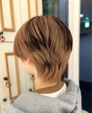 ショート カラー モデル募集 セイノチヒロのヘアスタイル