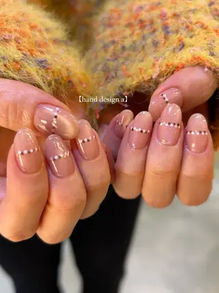 ネイル シンプルネイル Ezura Yumiのネイルデザイン