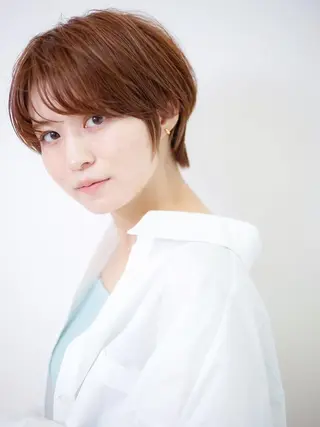 ショート カラー BASSA 下井草店のヘアスタイル