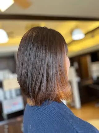 ミディアム U HARUNAのヘアスタイル