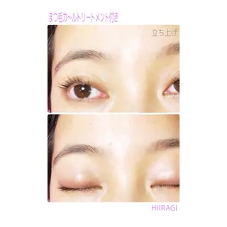 マツエク・マツパ 美容室 HIIRAGIのマツエク・マツパデザイン