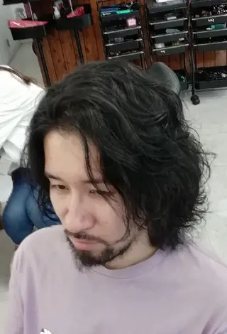 セミロング パーマ ⛑️髪質改善請負人 ⛑️ヤマザキタカヒトのヘアスタイル