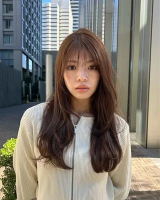 ロング 寺川留以 /カットモデル募集中のヘアスタイル