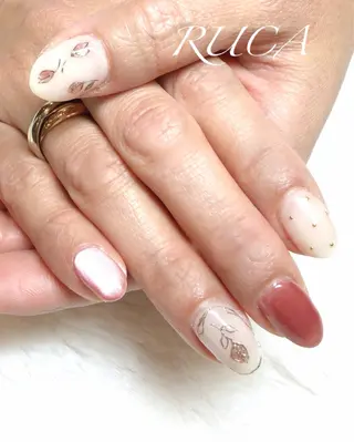 ネイル RUCA 枝のネイルデザイン