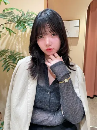 ミディアム 髙塚碧🇰🇷 韓国ヘア🎗️のヘアスタイル