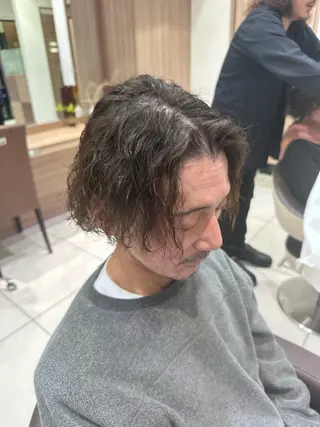 パーマ メンズ ヘアセット/メンズ パーマChihoのヘアスタイル