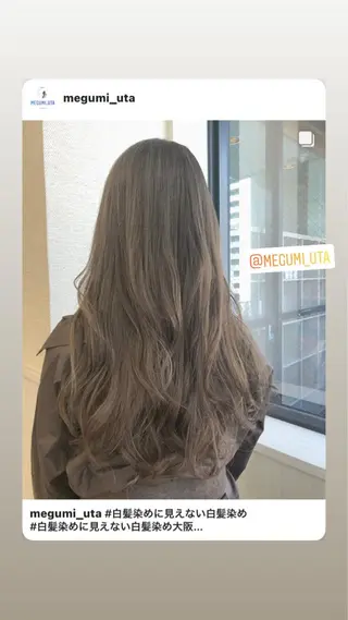 ロング カラー パーマ ヘアアレンジ メンズ ネイル マツエク・マツパ MEGUMI megumiのヘアスタイル