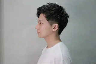 ショート メンズ 半個室メンズ カット🥕羽鳥淳妃のヘアスタイル