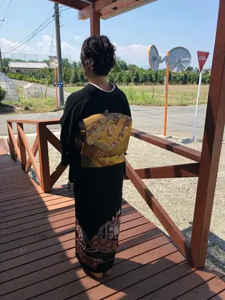 セミロング ヘアアレンジ 田中 佐枝子のヘアスタイル