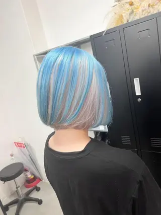 カラー ブリーチソムリエ認定 梅田茶屋町Eir辻のヘアスタイル
