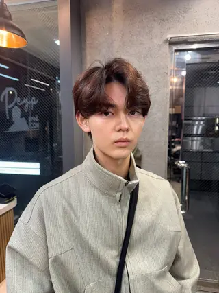 ショート パーマ メンズ Peyp所属・早瀬裕之 パーマのヘアスタイル