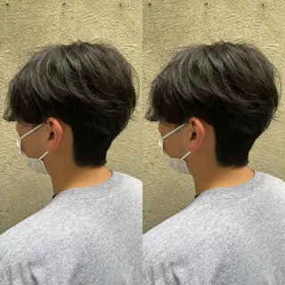 ミディアム パーマ メンズ 🏆メンズヘア特化 🥇代表りんぺーのヘアスタイル