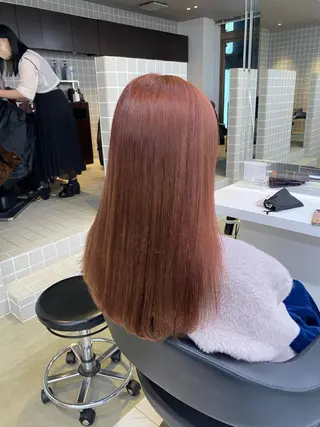 セミロング カラー ヘアアレンジ TRU Shino🦋のマツエク・マツパデザイン