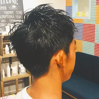 パーマ メンズ 吉田 瑛美のヘアスタイル