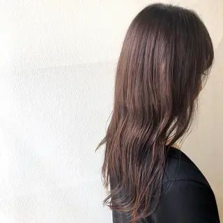 ロング カラー 菅沢 奈生のヘアスタイル