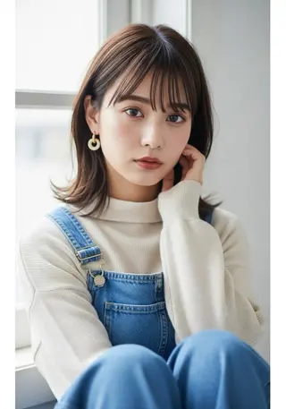 ミディアム 🫧似合わせショート ゴヤ🫧のヘアスタイル