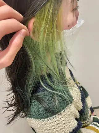 ミディアム カラー ヘアアレンジ ☂️カトウ ケイゴ☂️のヘアスタイル