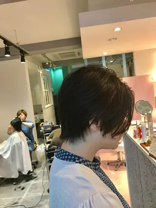 ショート 所渉/韓国レイヤー /ウルフカットのヘアスタイル